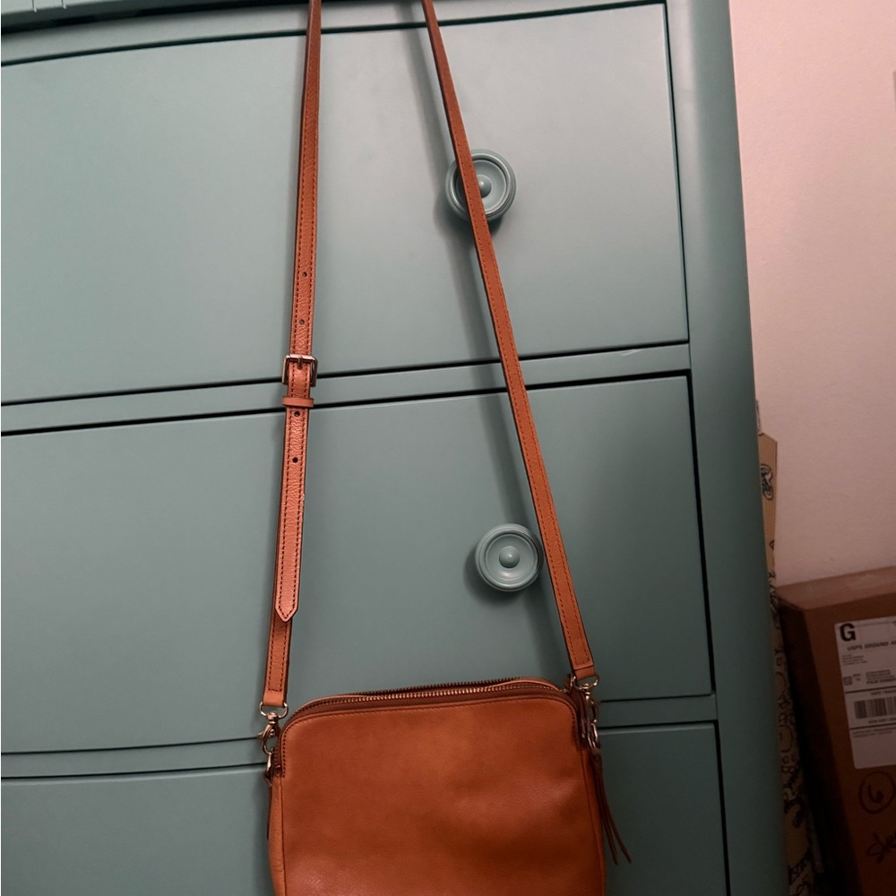 Tan Crossbody Bag